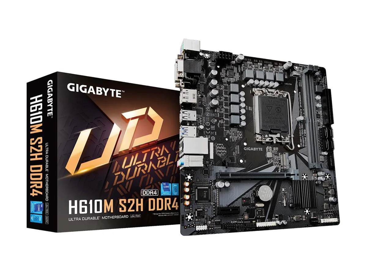 GIGABYTE GIGABYTE H610M S2H DDR4 Intel motherboard — fotografija proizvoda