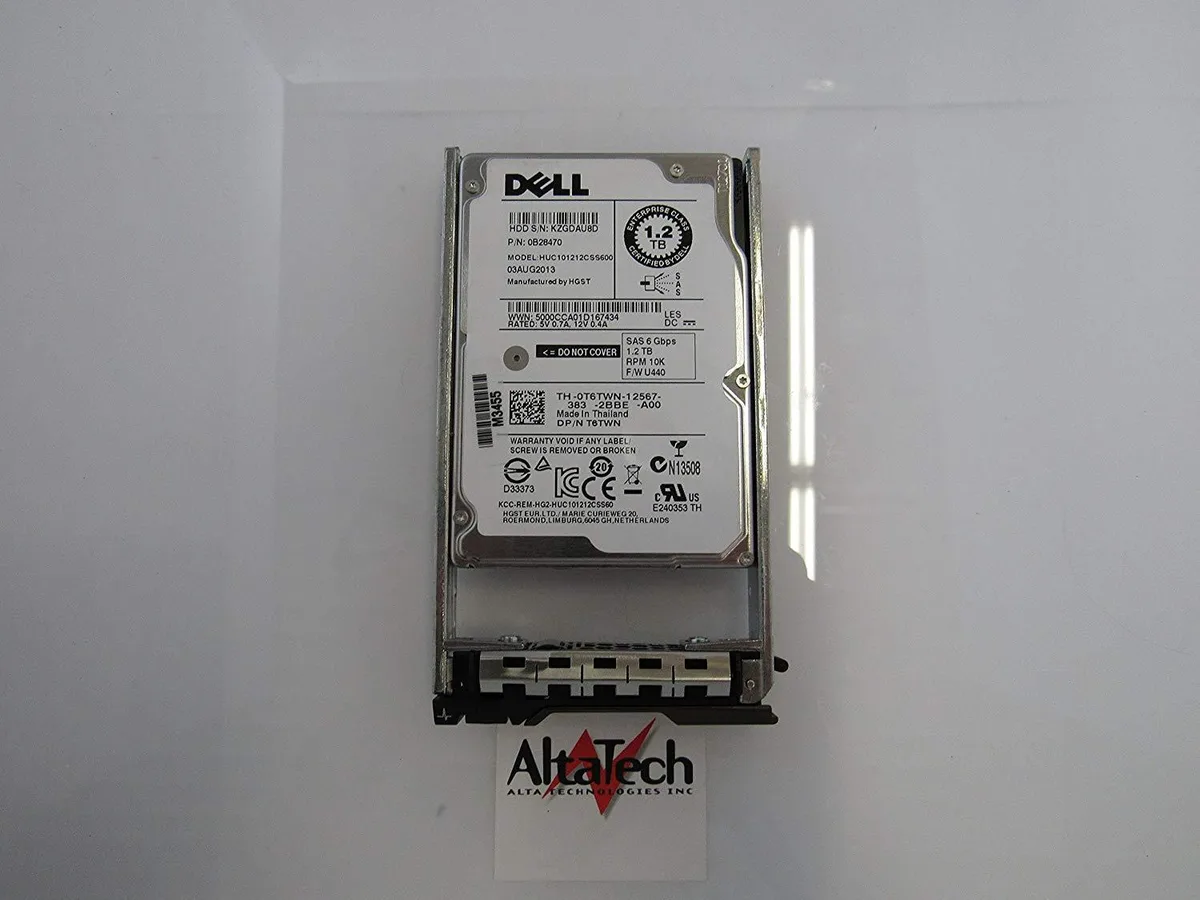 DELL DELL 1.2TB 10000 RPM 2.5" SAS T6TWN G176J internal hard drive — 商品写真