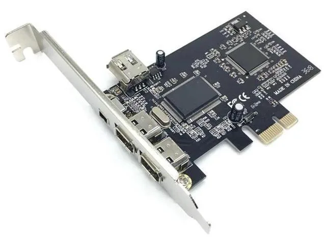 LORDWORLD LORDWORLD PCIe 4 Port (3+1) 1394A 1x 4 Pin 3x 6 Pin Firewire Adapter — product photo