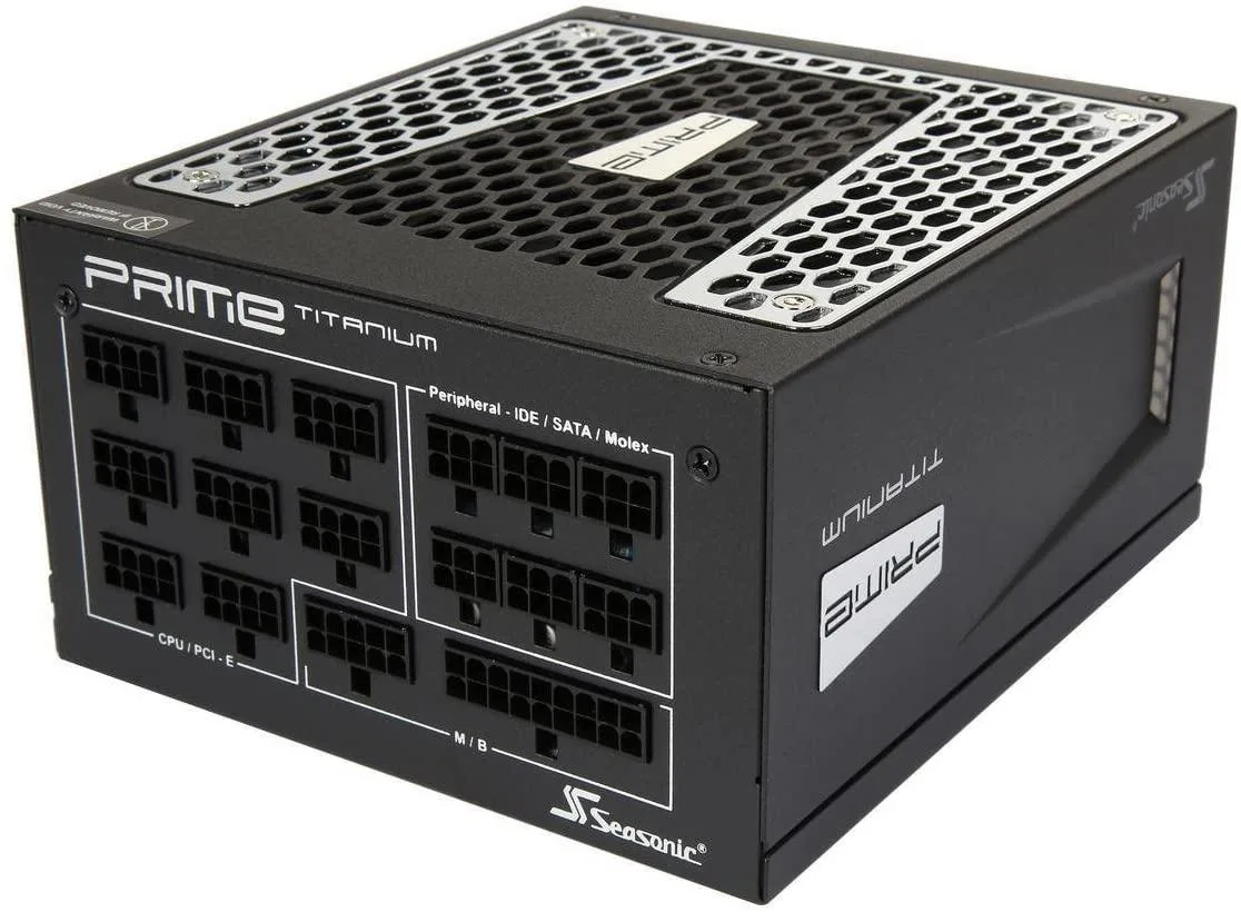 Seasonic Seasonic PRIME TX-1000 1000W 80+ Titanium power supply — photo du produit