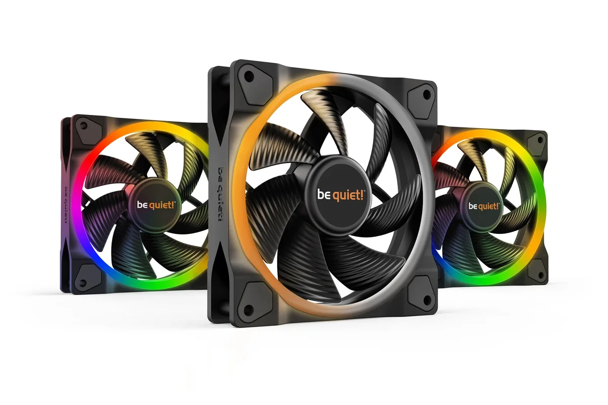 be quiet! be quiet! BL076 Light Wings 120mm PWM Triple Pack case fan — product photo