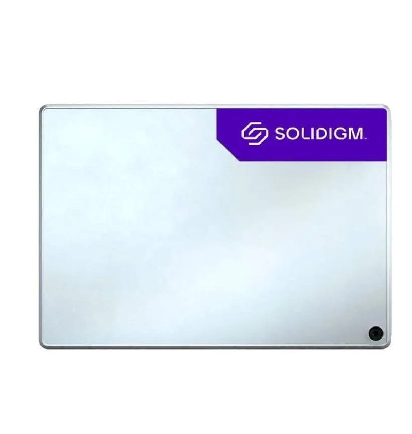 Rectangular 15 mm U.2 NVMe SSD with silver metal casing