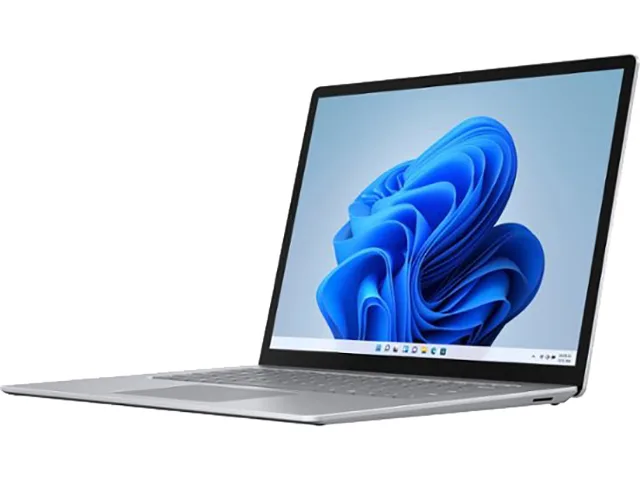 Ice Blue Surface Laptop 4 with Alcantara palm rest, 13.5 inch touchscreen, USB-C and USB-A ports