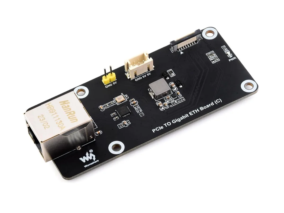 LORDWORLD LORDWORLD PCIe Gigabit Ethernet Board (C) for Raspberry Pi 5 — 제품 사진