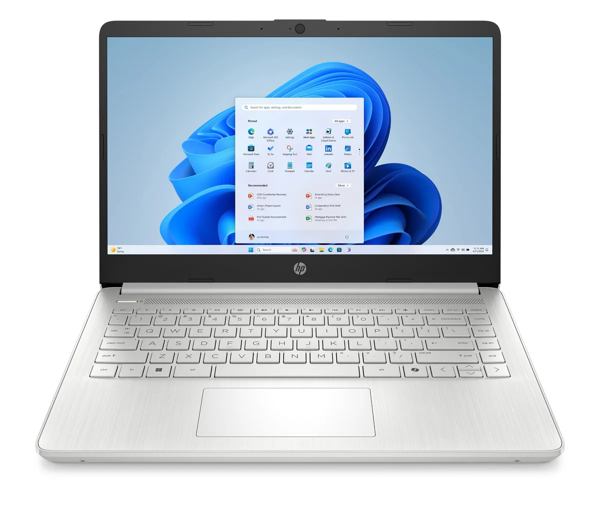 HP HP 14-dq6101ds 14.0" Touchscreen Laptop Intel Processor N150 4GB DDR4 128GB Moonlight Blue — photo du produit