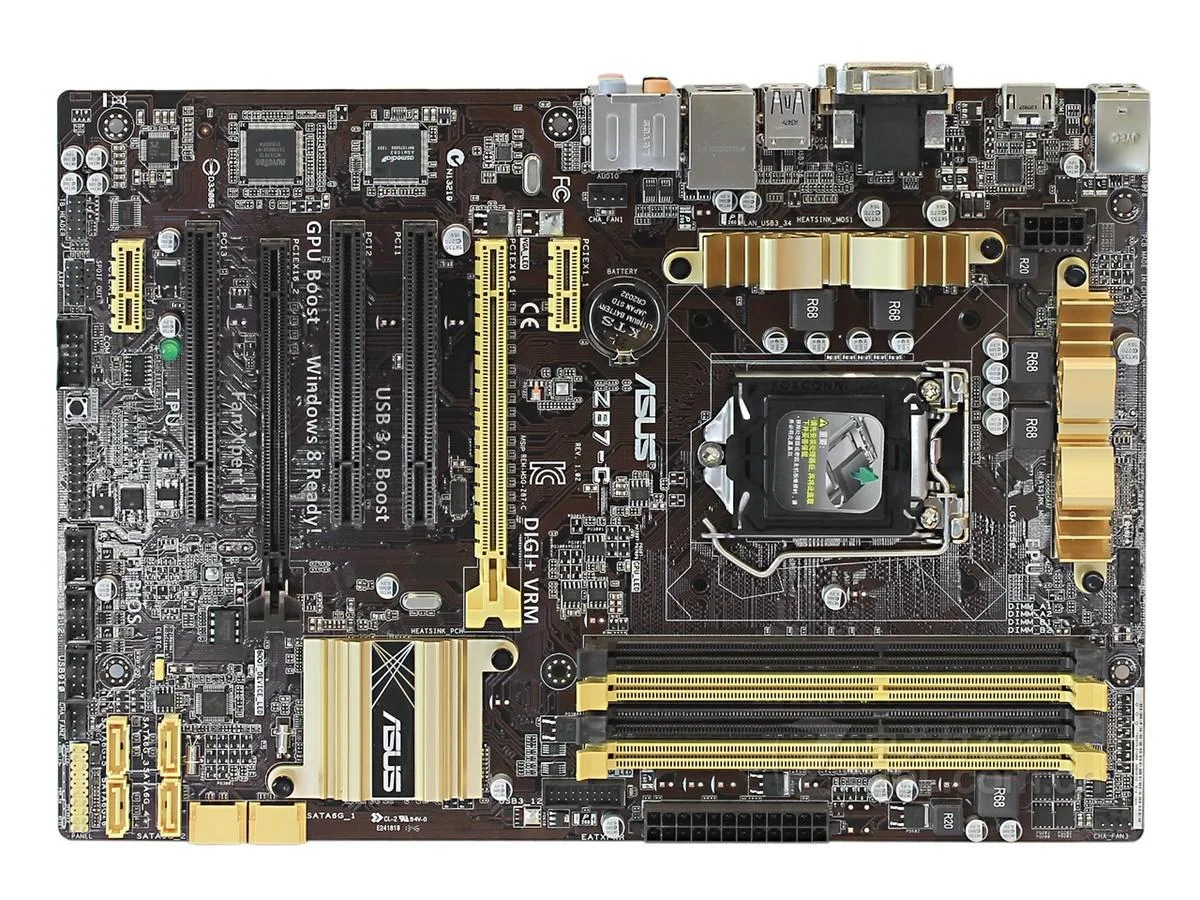 ASUS ASUS Z87-C LGA 1150 Intel Z87 DDR3 32GB ATX Intel motherboard — product photo