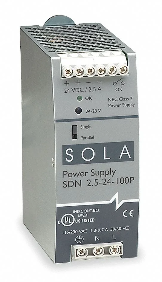 Sola/Hevi-Duty Sola/Hevi-Duty SDN 24V 2.5A 60W DIN Rail power supply — toote foto
