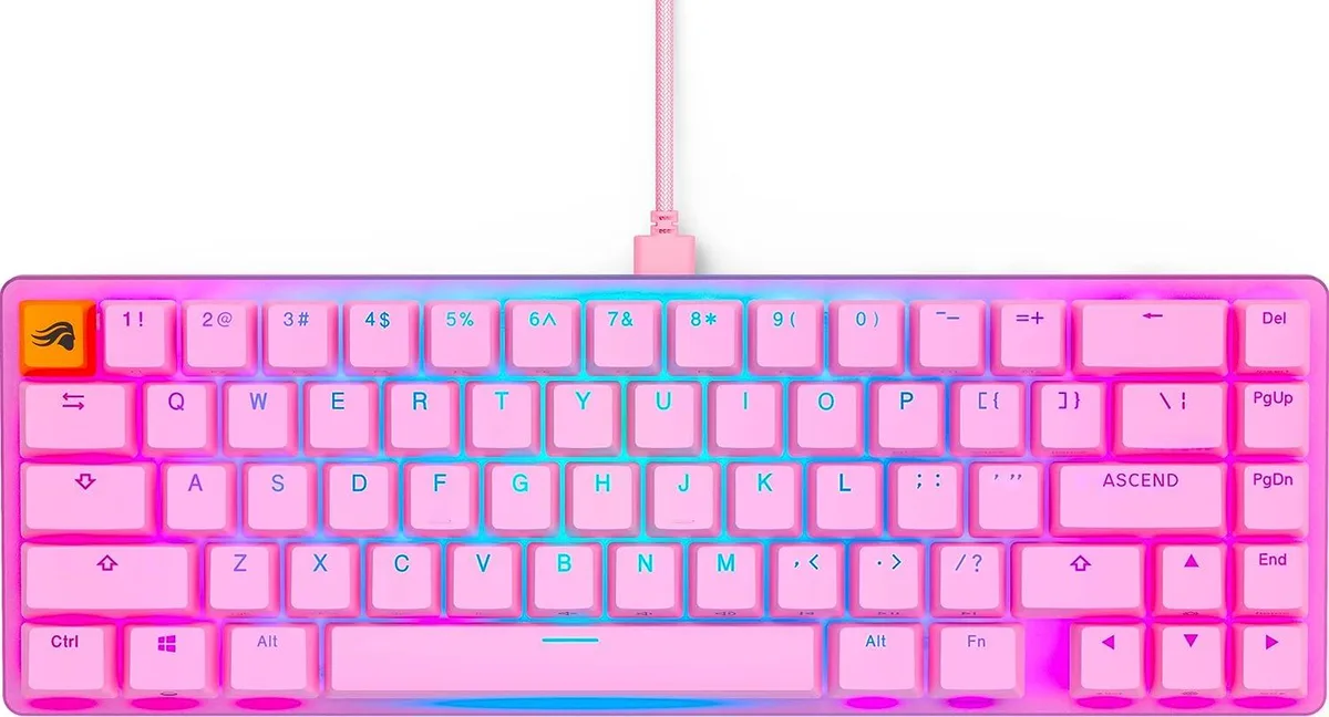 FOCUSTEC FOCUSTEC 65% Pink Gaming Keyboard — product photo