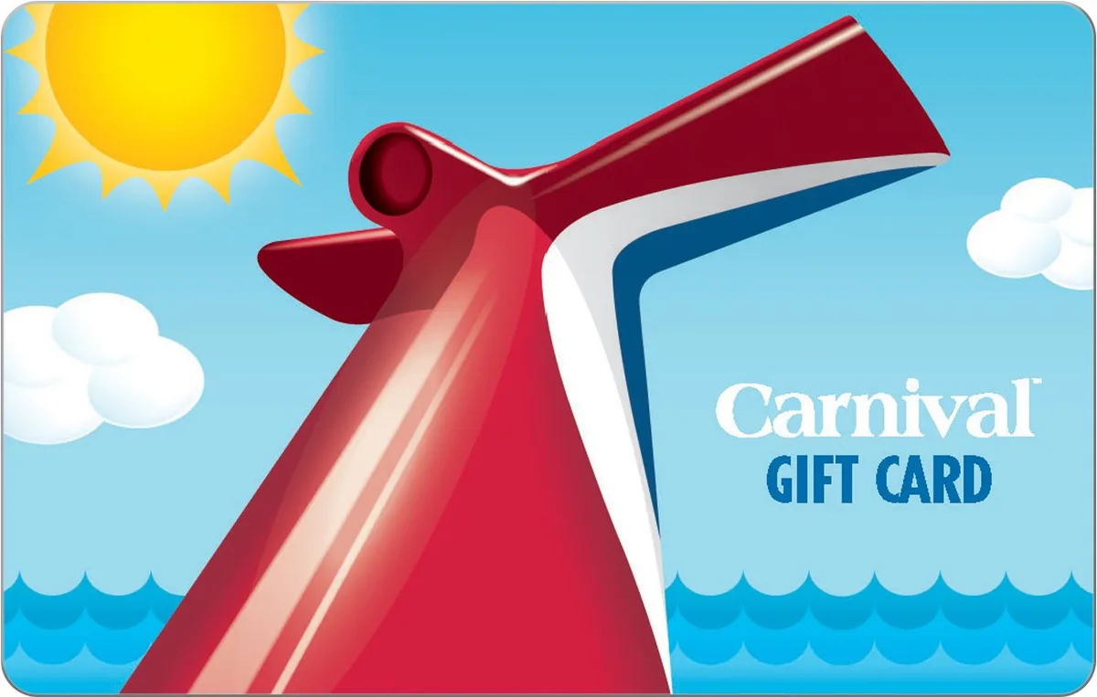 Carnival Cruise Lines Carnival Cruise Lines CCS-30000 $300 travel gift card — termékfotó