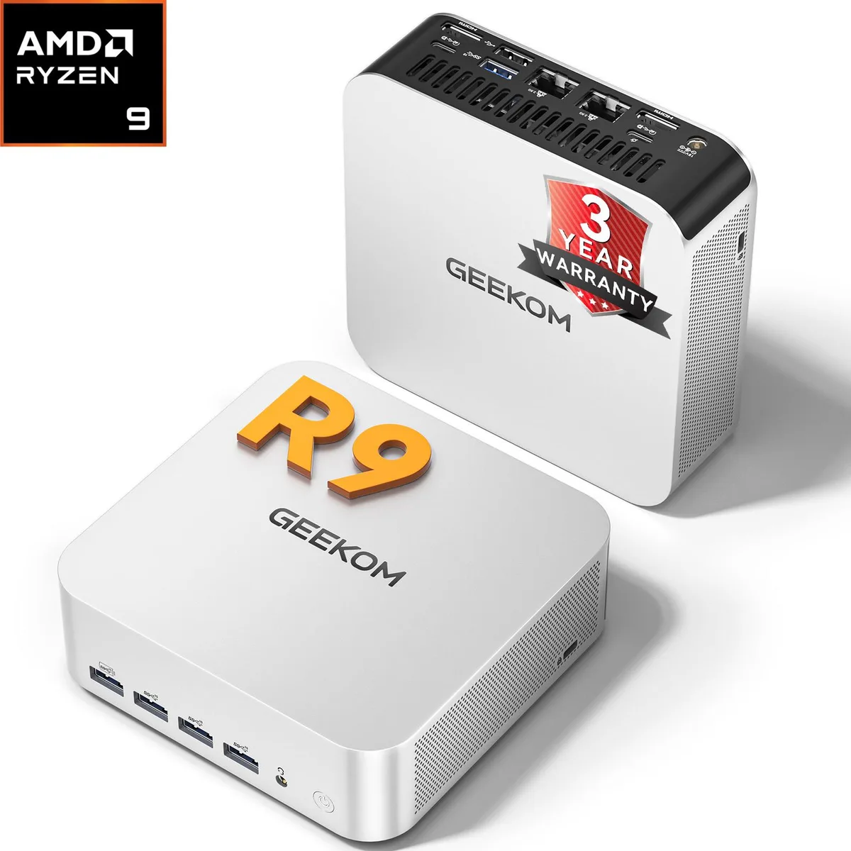 GEEKOM GEEKOM GMA7MAXR97940HS-161-US mini PC Ryzen 9 7940HS 16GB DDR5 1TB SSD — photo du produit