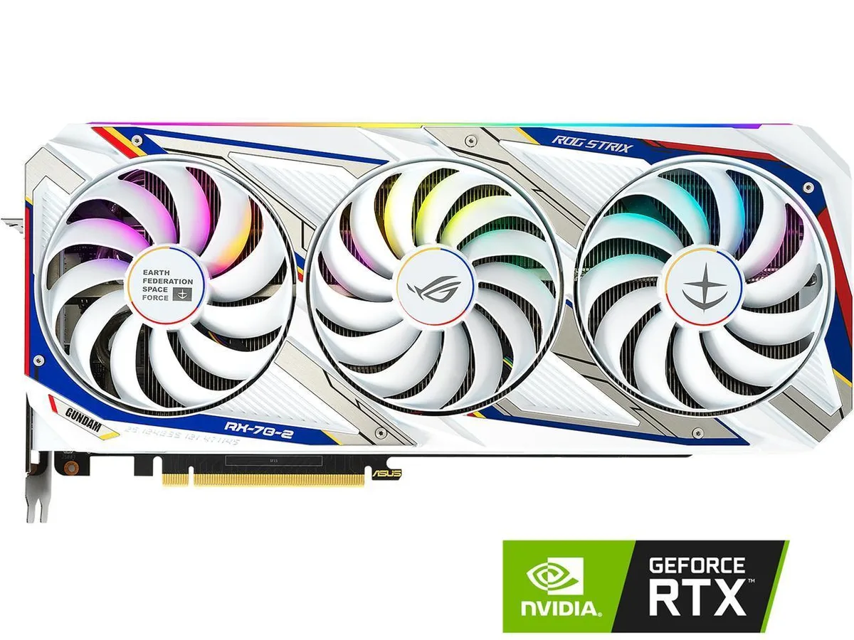 ASUS ASUS GeForce RTX 3080 Gundam 10GB GDDR6 graphics card — 商品写真