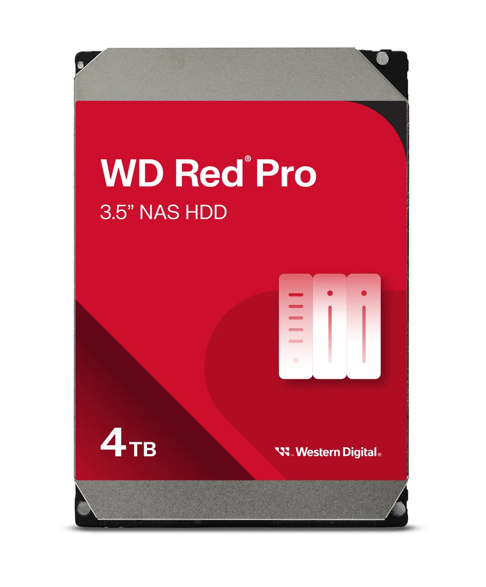 Western Digital Western Digital WD Red Pro WD4005FFBX 4TB 7200 RPM 256MB SATA 3.5" internal hard drive — photo du produit