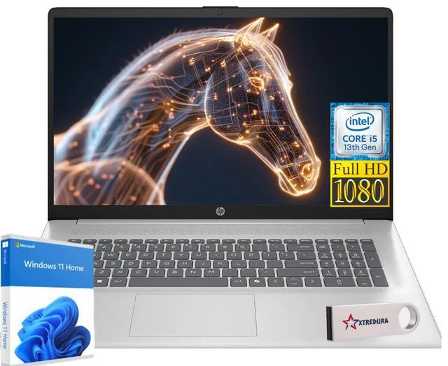 HP HP 17 17.3" FHD i5-1334U 20GB 256GB NVMe Silver Windows 11 Home — product photo
