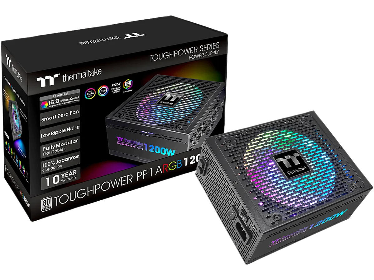 Thermaltake Thermaltake Toughpower PF1 ARGB 1200W Platinum Power Supply PS-TPD-1200F3FAPU-1 — product photo