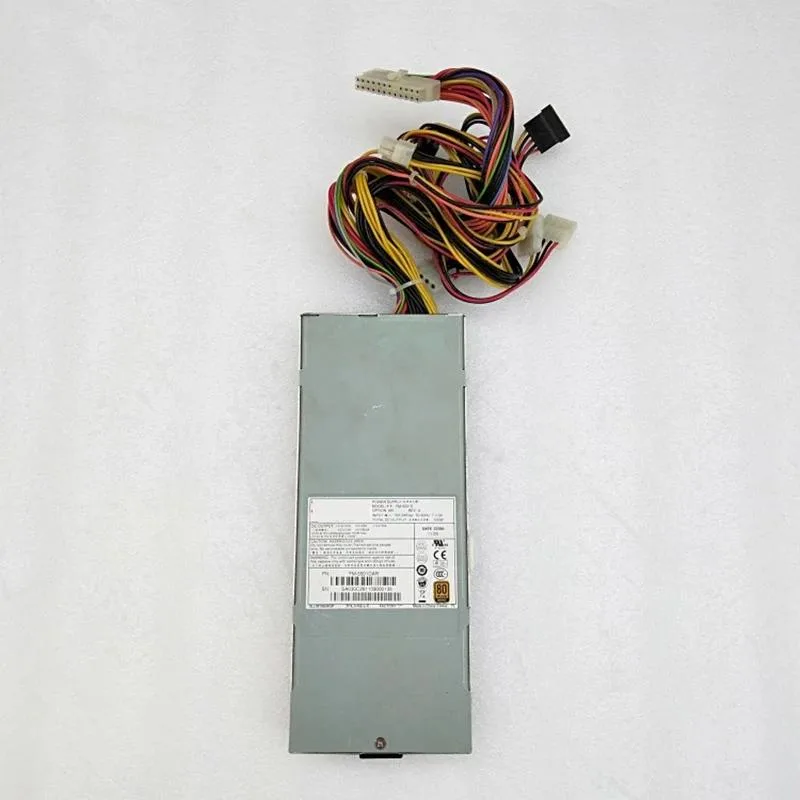 KHACHIMO YM-5501D 500W ATX power supply unit, matte black metal enclosure with fan grille and modular cable sockets