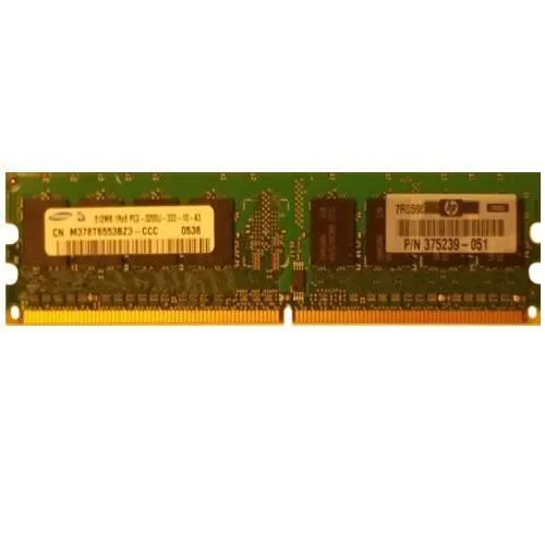 SAMSUNG SAMSUNG M378T6553BZ3-CCC 512MB DDR2 400MHz PC2-3200 240-Pin Non-ECC Unbuffered CL3 desktop RAM — photo du produit