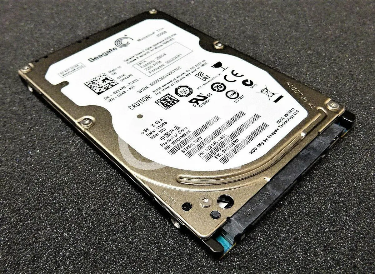 Seagate Seagate Momentus Thin ST250LT007 250GB 7200RPM 2.5" SATA internal hard drive — zdjęcie produktu