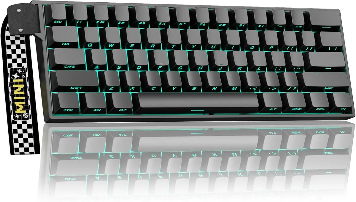 TUKO TUKO MINI60 HE PRO 60% wireless gaming keyboard (Black) — product photo
