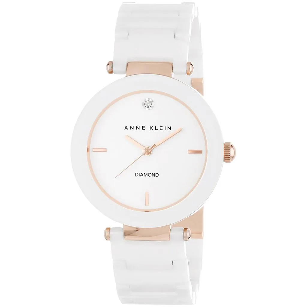 Anne Klein Anne Klein AK/1018RGWT watch 35 mm white ceramic — fotografija proizvoda