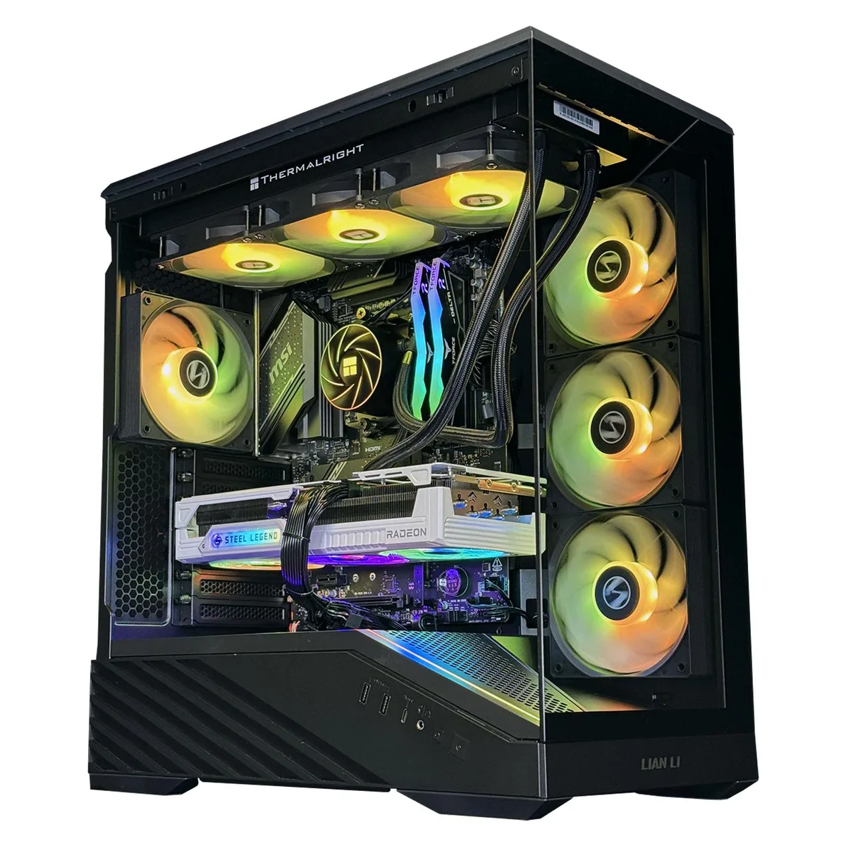 Andromeda Insights Andromeda Insights Elite 50 Vector Ryzen 7 9800X3D RX 9070 XT 16GB 32GB DDR5 2TB NVMe gaming PC — product photo