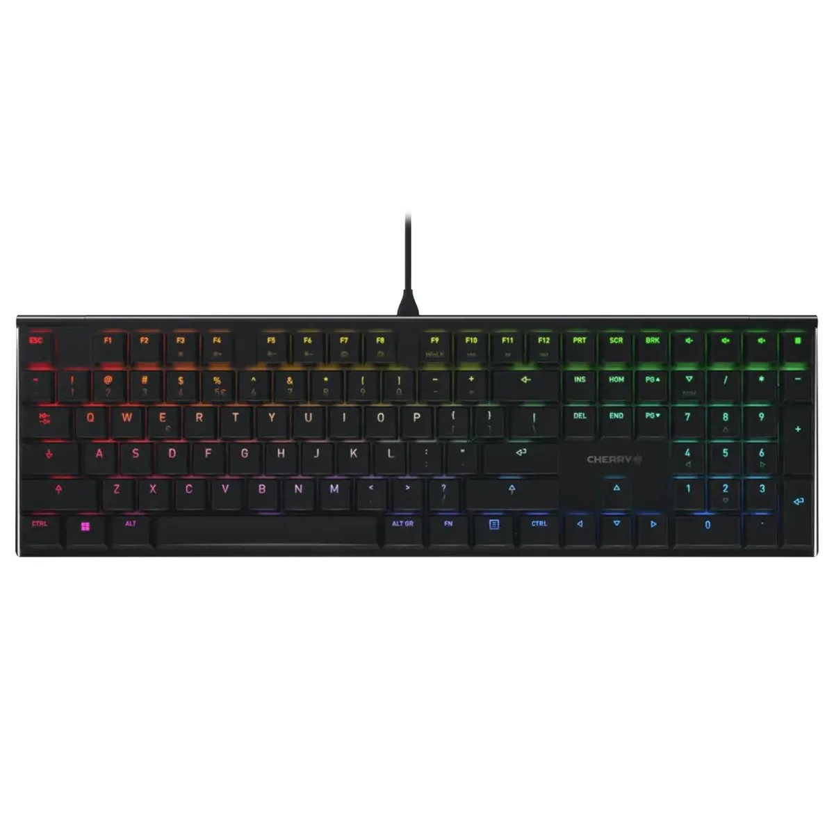 Cherry Cherry MX10.0 Wired Gaming Keyboard Black 109-Key LP Switches 22mm Aluminium — product photo
