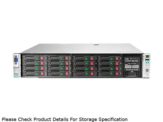 Silver 2U rack server chassis with eight front drive bays and redundant power supplies