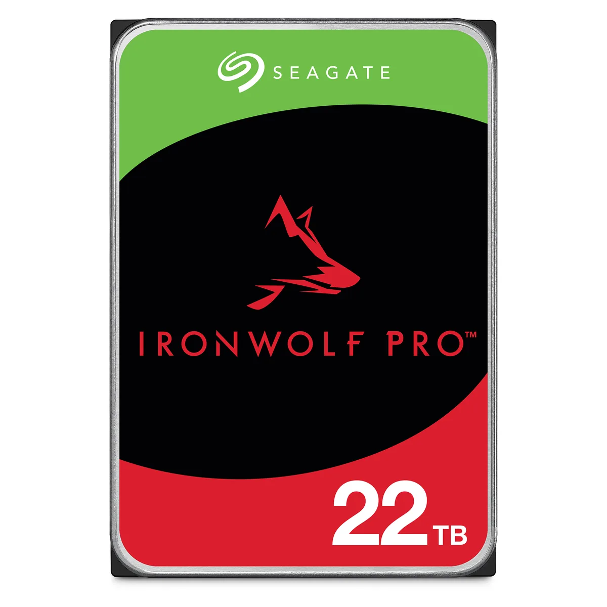 Seagate Seagate IronWolf Pro 22TB 3.5in SATA 7200 RPM 512MB ST22000NT001 internal hard drive — photo du produit