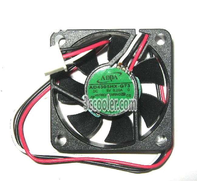 Small black square 45mm CPU fan with three pins