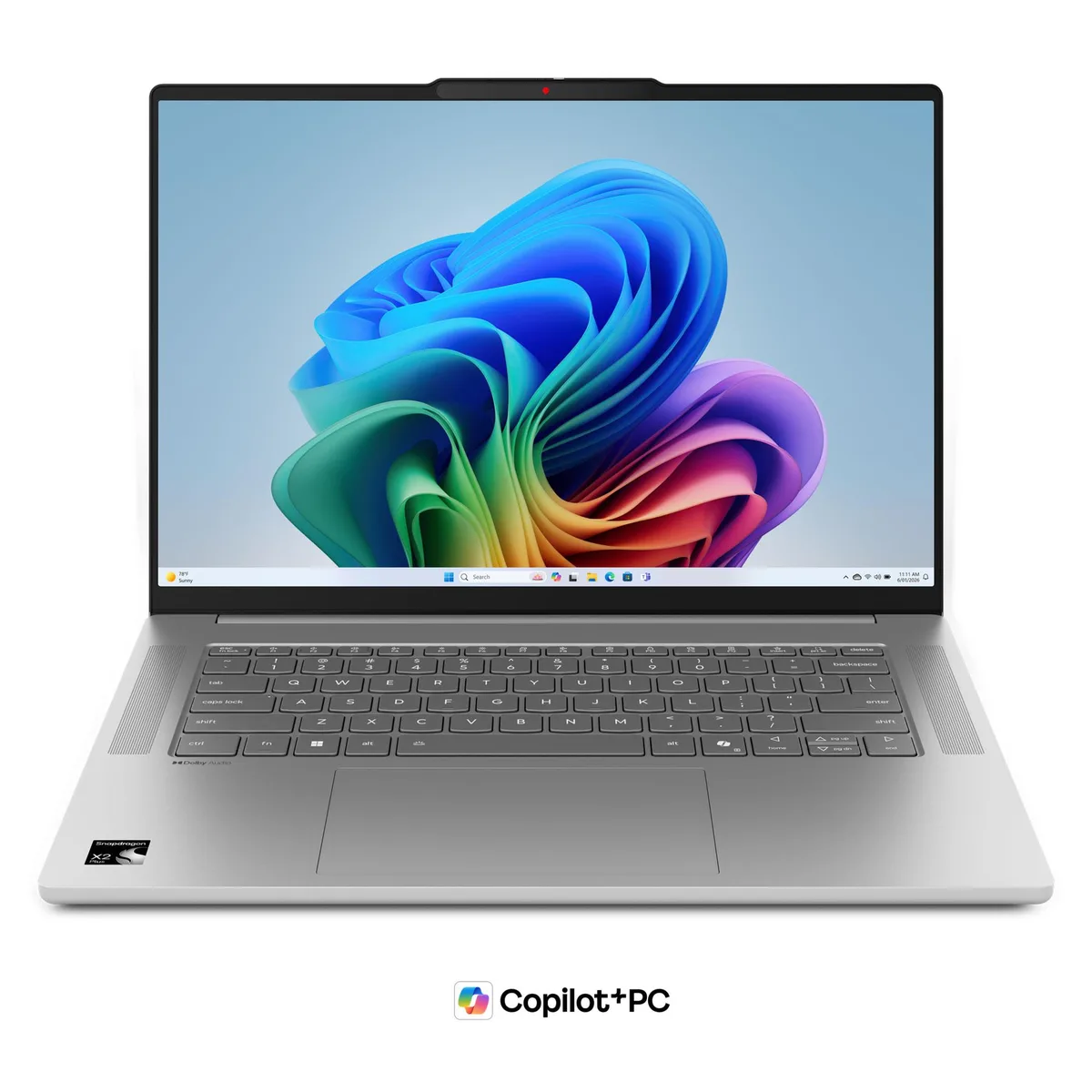 Lenovo IdeaPad Slim 5x 15.3 inch laptop in silver finish