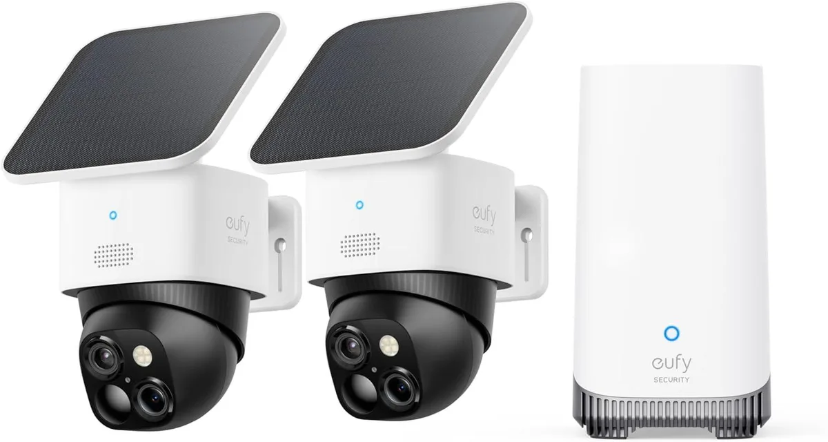 eufy eufy Security SoloCam S340 2-Cam Kit (HomeBase S380) network camera — produktbild