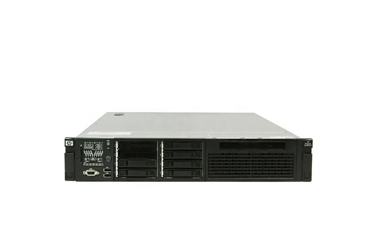 Silver 2U rack server with eight front drive bays and a slim optical drive