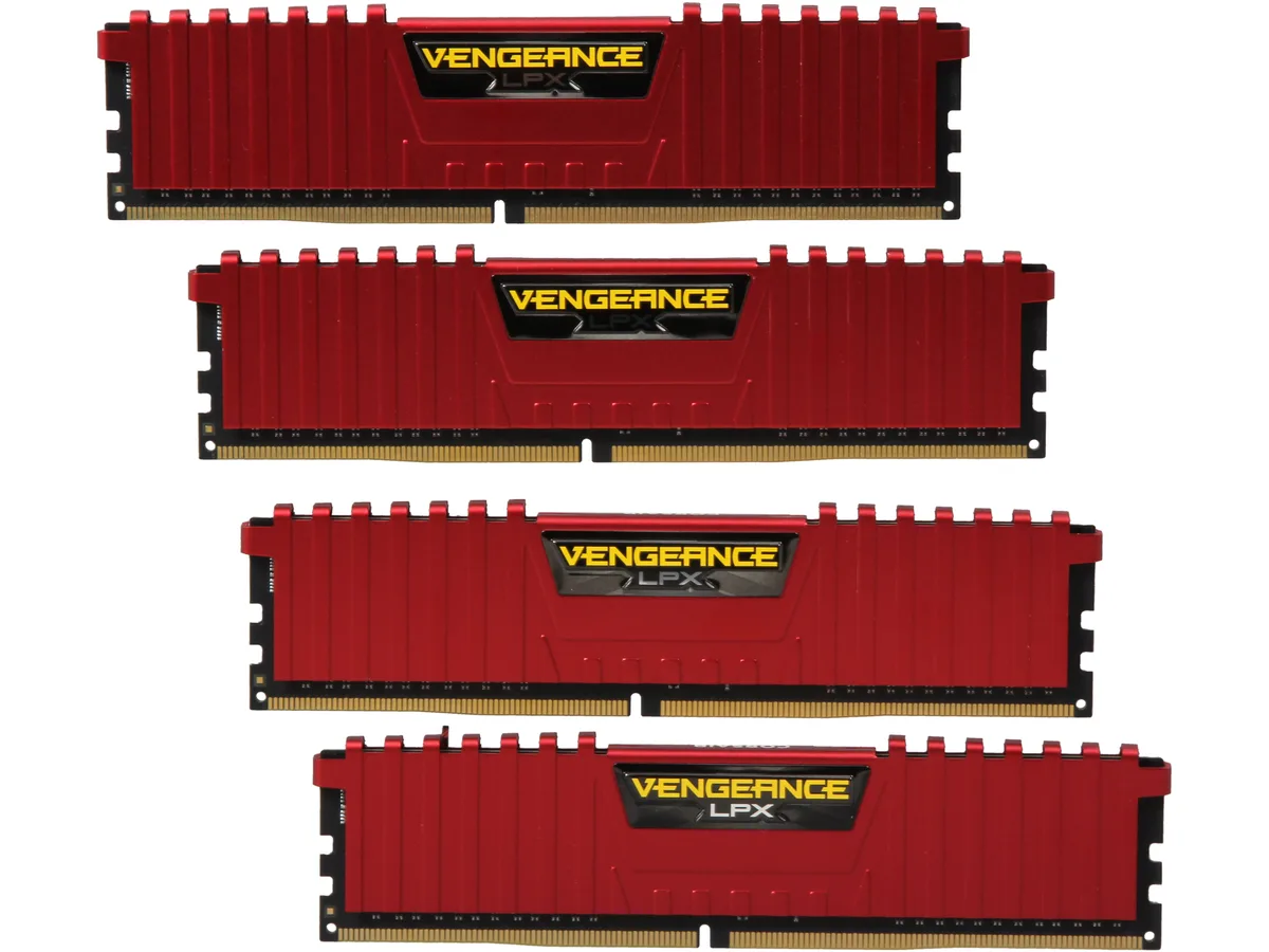 Corsair Corsair CMK16GX4M4A2666C15R Vengeance LPX 16GB (4x4GB) DDR4 2666 CL15 desktop RAM — foto produk