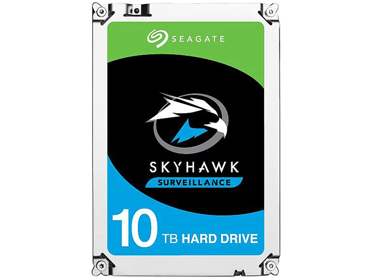 Seagate Seagate SkyHawk ST10000VX0004 10TB 256MB SATA 3.5" internal hard drive — photo du produit