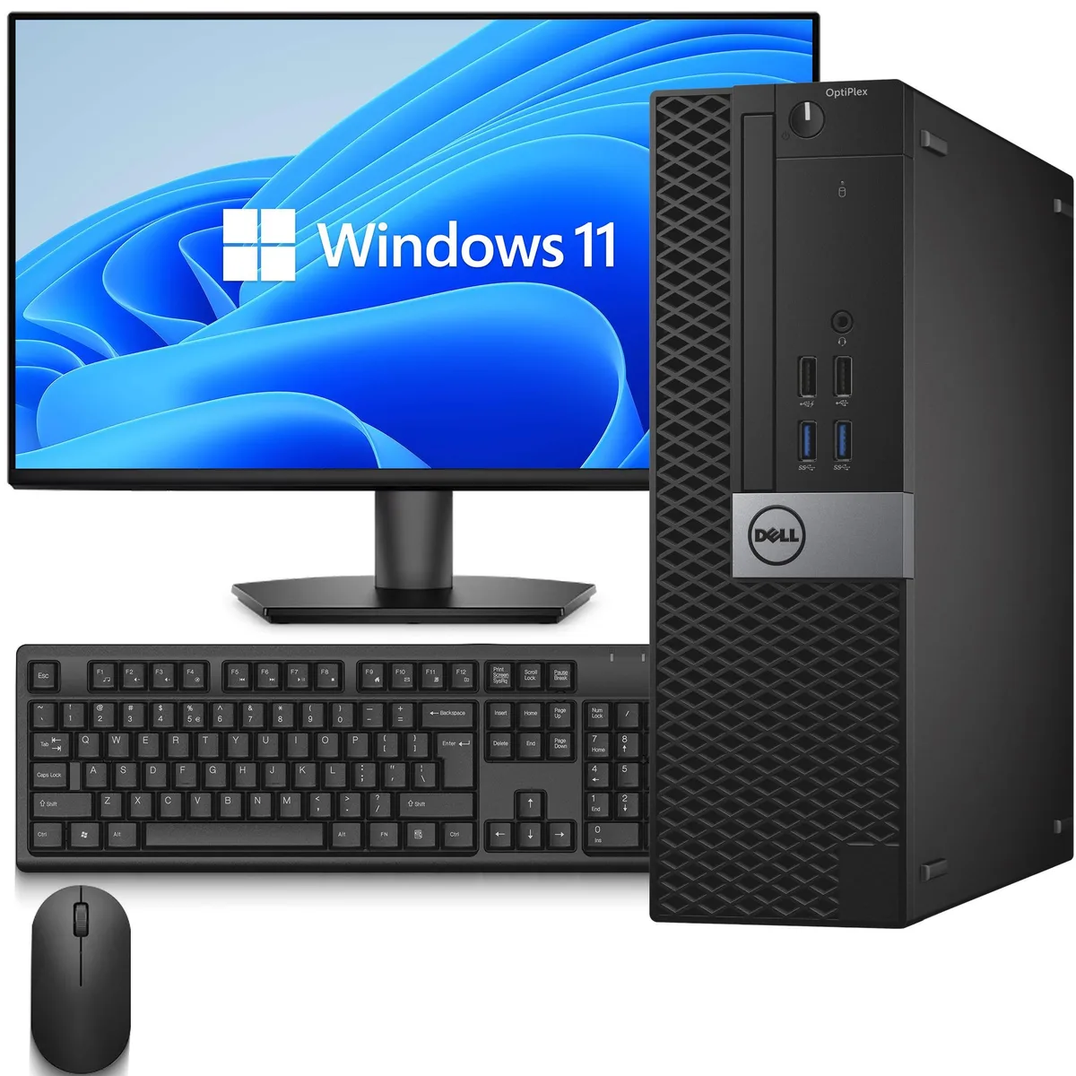 DELL Dell OptiPlex SFF i5-6500 16GB 256GB SSD 24" Monitor Win 11 Pro — photo du produit
