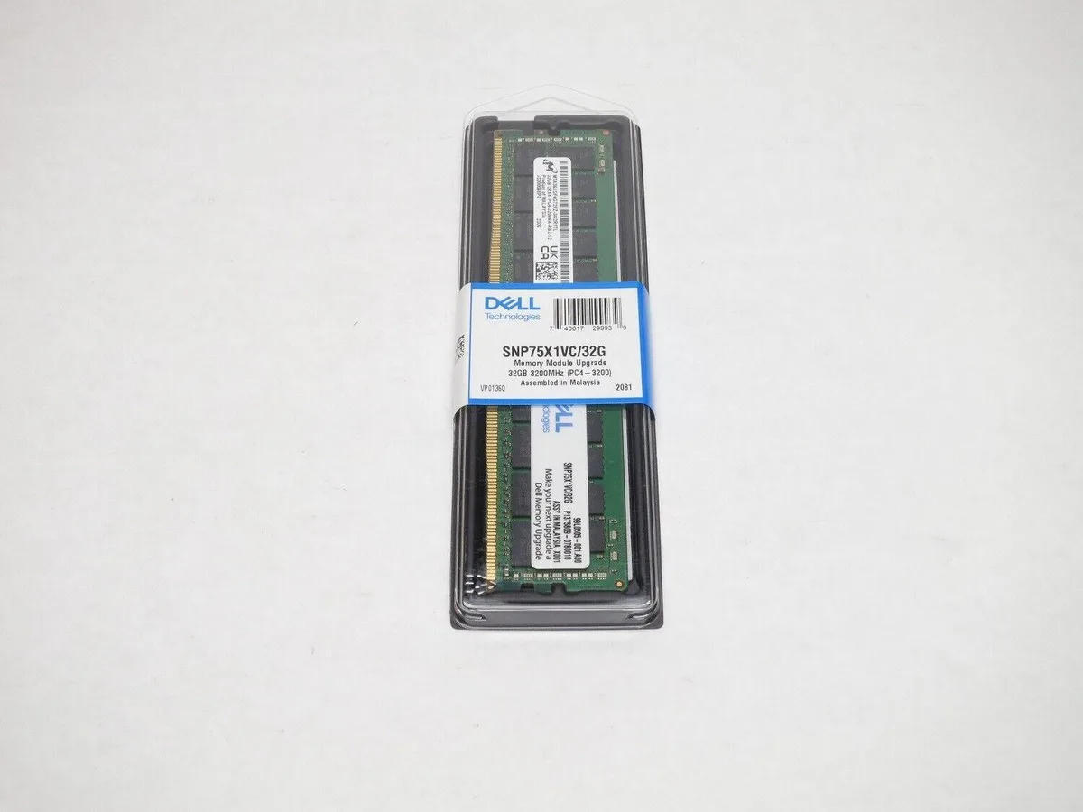 Green rectangular DDR4 memory module with gold edge connectors and black chips on both sides