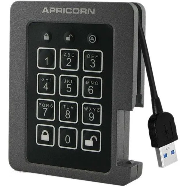 Apricorn Apricorn Aegis Padlock 240GB portable hard drive — 商品写真