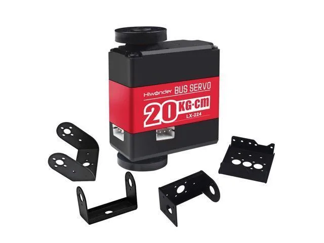 LORDWORLD LORDWORLD LX-224 Serial Bus Servo 20KG 240 Degree with Bracket — product photo
