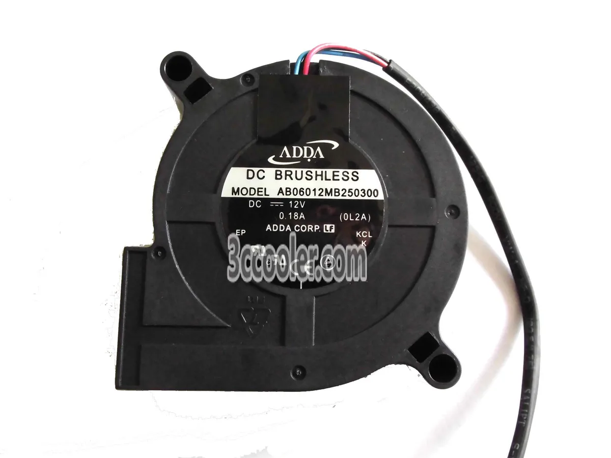 OEM Industries OEM Industries AB06012MB250300 60mm 12V 0.18A 3 Pin CPU cooler — foto del producto