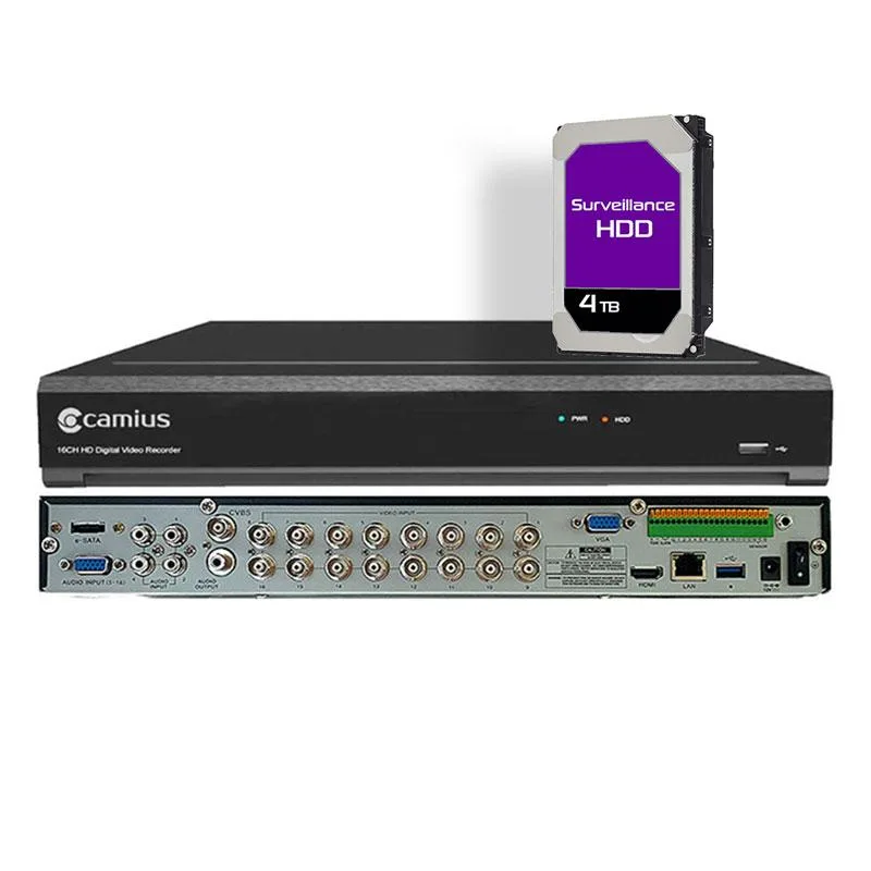 Camius Camius TRIVAULT4K 16 Channel Hybrid DVR 4TB — product photo