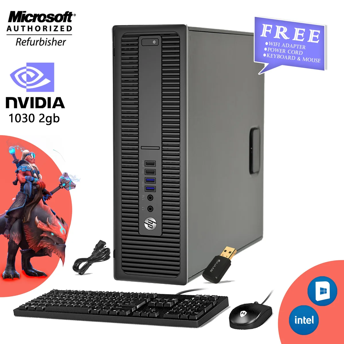 HP HP ProDesk 600 G2 SFF Core i7-6700 16GB DDR4 512GB SSD GT 1030 — product photo