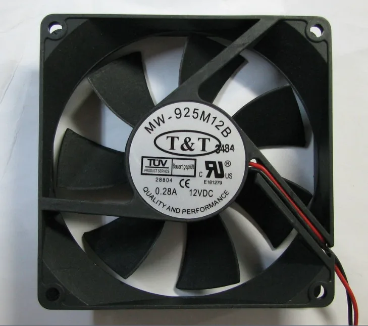 SunnyStar Co., Ltd SunnyStar Co., Ltd MW-925M12B 92mm 12V 0.28A Ball Bearing CPU Cooler — toote foto