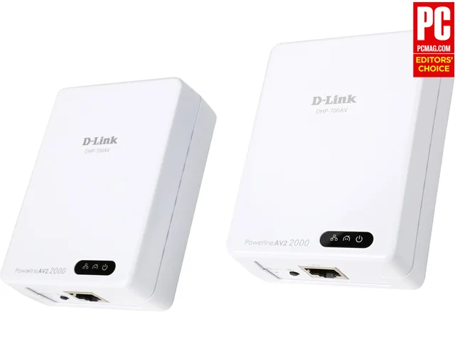 D-Link D-Link DHP-701AV AV2000 MIMO Gigabit powerline networking starter kit — termékfotó
