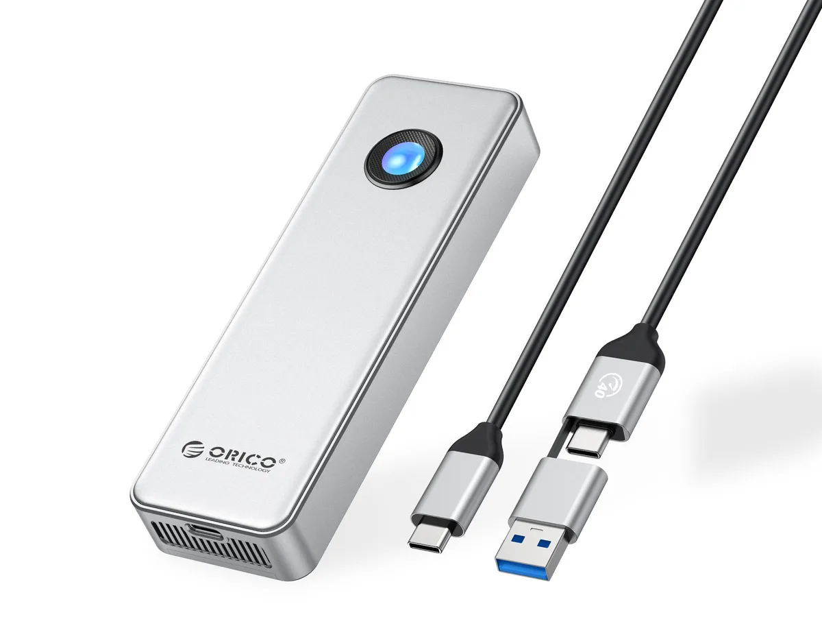 Orico Orico OUM2-U4 40Gbps USB4 NVMe enclosure with fan — fotografia produsului