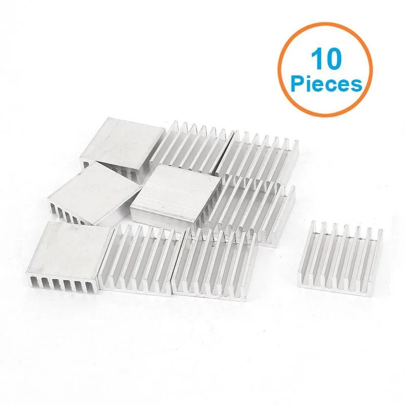 EN-Labs EN-Labs Aluminium Heatsink 20x20x6mm 10pcs Silver — foto del producto