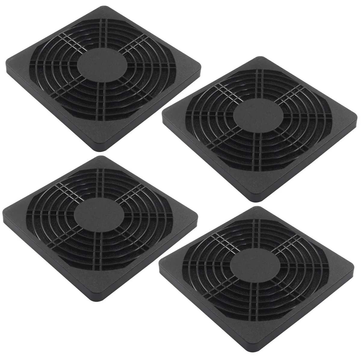  Westinghouse Hitefu3685202508270205 4 Pcs 120mm Black Plastic Fan Filter Cover — 제품 사진