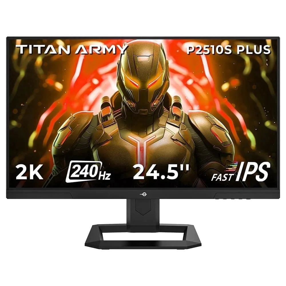 TITAN ARMY TITAN ARMY P2510S PLUS 24.5" 240Hz QHD gaming monitor — product photo