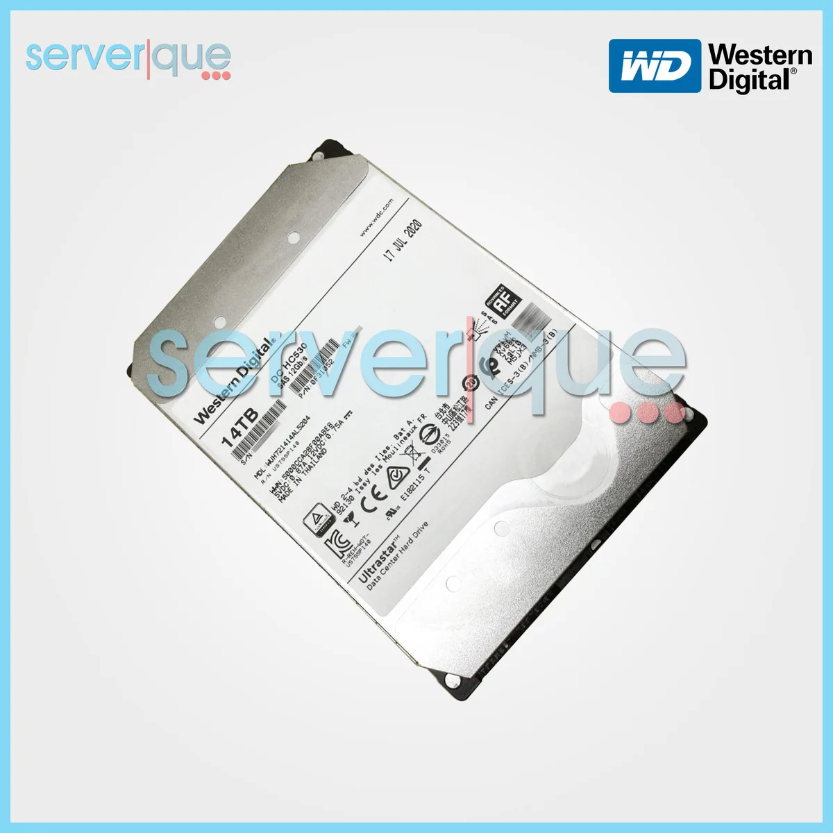Western Digital Western Digital WUH721414AL5204 14TB SAS 12Gb/s 7200RPM 512MB 3.5" internal hard drive — صورة المنتج