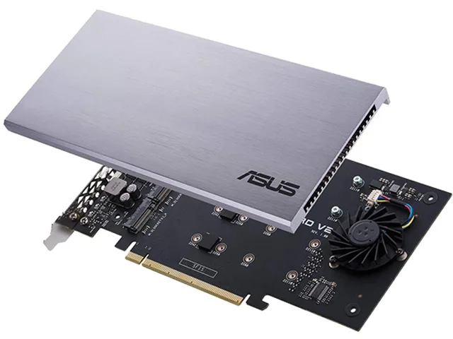 ASUS ASUS 90MC05G0-M0UAY0 RAID controller PCIe 3.0 x16 4 NVMe M.2 128 Gbps — 商品照片