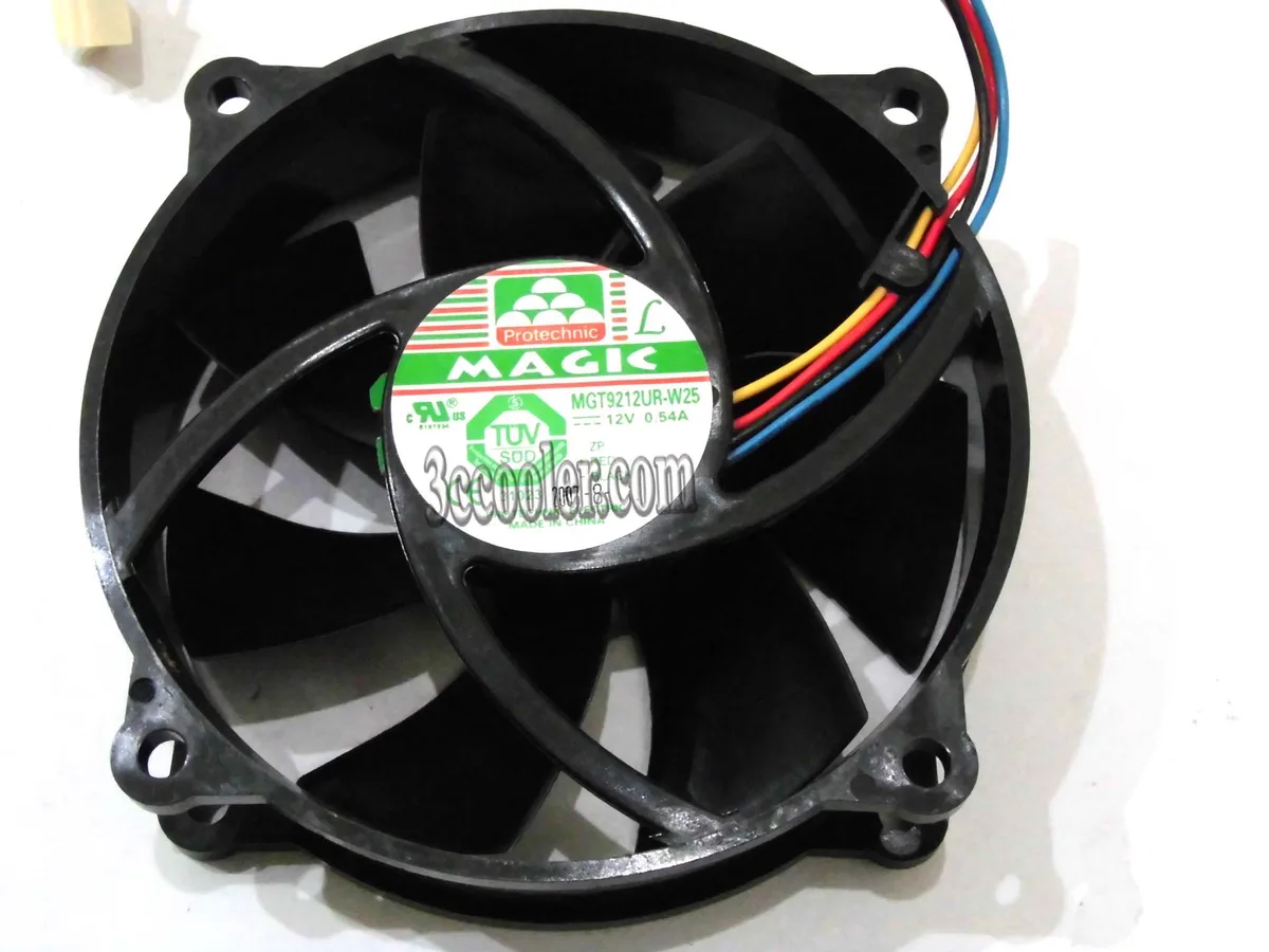 OEM Industries OEM Industries MGT9212UR-W25 92×25mm 4-pin fan CPU cooler — fotografia produktu