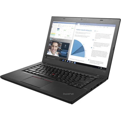 Black Lenovo ThinkPad T460 13.9 inch laptop closed
